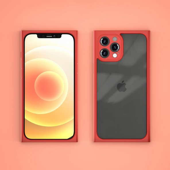 BİKAPAK ELIT CUBE IPHONE 12 LİLA KAPAK - 3