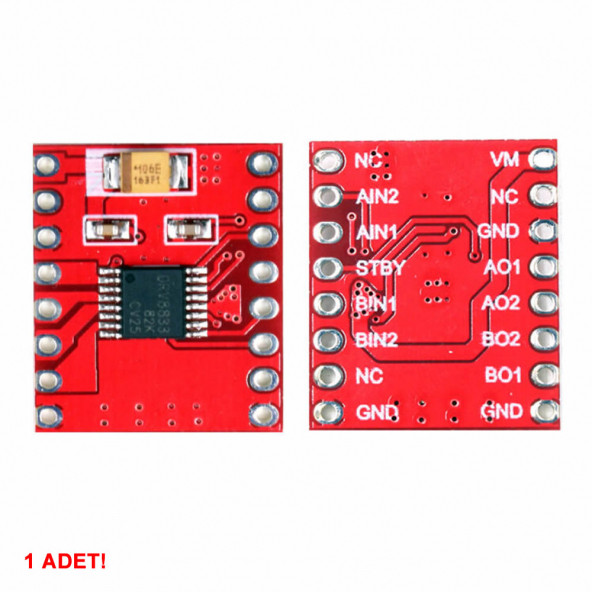 DRV8833 Step Motor Sürücü Modül DC 10V 1.2A PWM Çift H Köprü 2 Dc Motor TB6612FNG Muadili 3D Yazıcı Robot CNC - 3