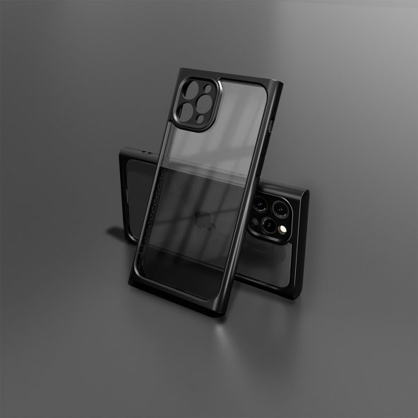 BİKAPAK ELIT CUBE IPHONE 11 MAVİ KAPAK - 2