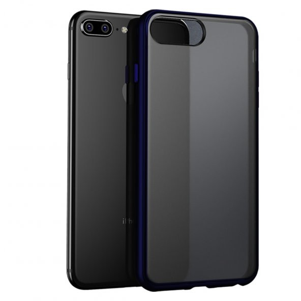 BİKAPAK ELIT ENIGMA IPHONE 7/8 PLUS FULL MAVİ KAPA - 2