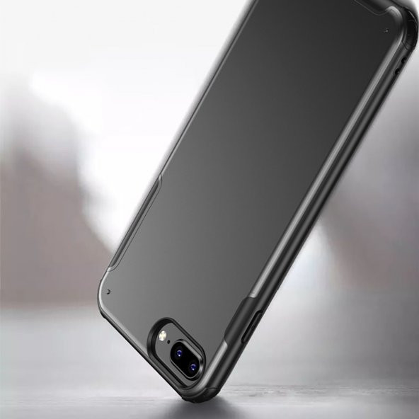 BİKAPAK ELIT MIST IPHONE 7/8 PLUS OPAK BEYAZ KAPAK - Resim 3