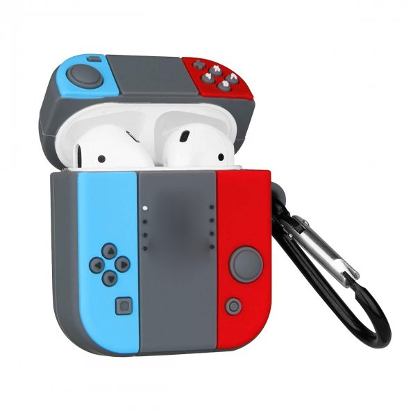 E2M AIRPODS 1-2 KILIF NINTENDO MAVİ - Resim 2