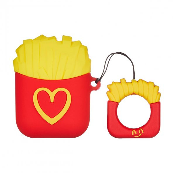 E2M AIRPODS 1-2 KILIF PATETES KIZARTMASI SARI - Resim 2