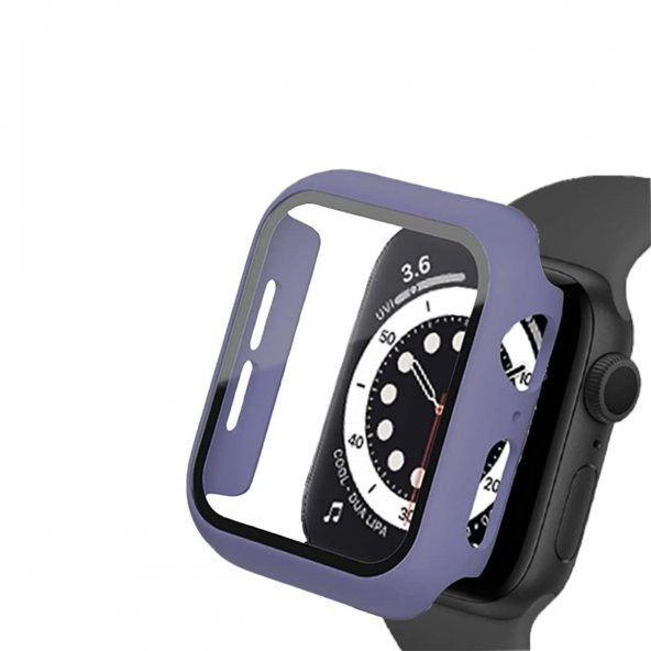 BİNANO APPLE WATCH 8 41MM SENSE KASA VE EKRAN KORUYUCU LİLA