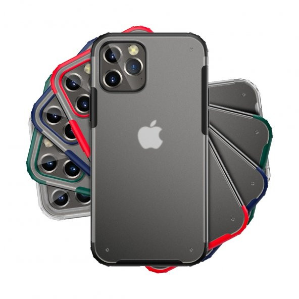 BİKAPAK ELIT MIST IPHONE 12 PRO MAX SİYAH KAPAK - Resim 2