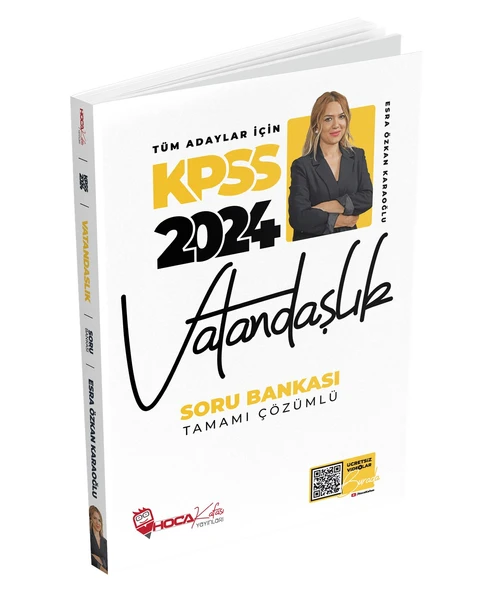 2023 KPSS Vatandaşlık Tamamı Çözümlü Soru Bankası Hoca Kafası Yayınları