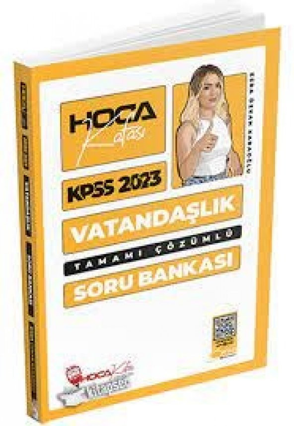 2023 KPSS Vatandaşlık Tamamı Çözümlü Soru Bankası Hoca Kafası Yayınları