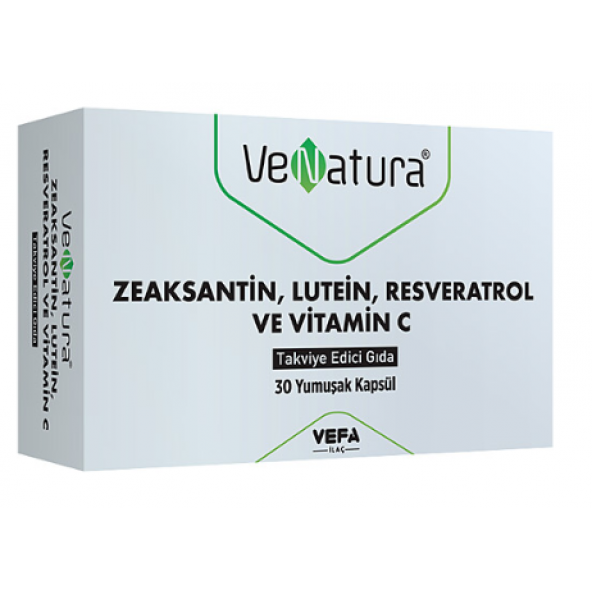 Venatura Zeastaksantin Lutein Resveratrol Vitamin C 30 Kapsül