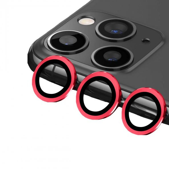 BİNANO METAL RİNG IPHONE 14 PRO/14 PRO MAX KIRMIZI ürün görseli