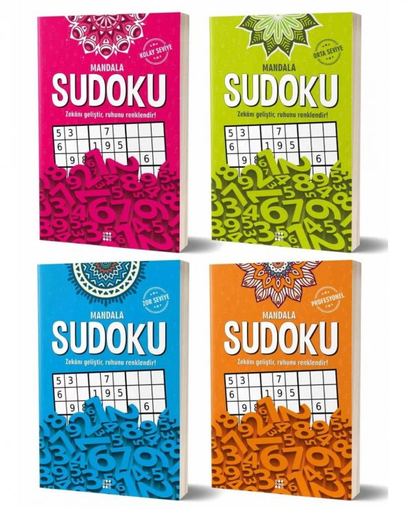 SUDOKU Kolay Orta Zor Profesyonel 4 Seviye