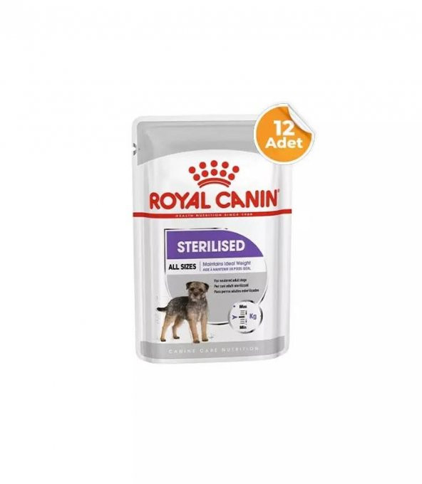 Royal Canin CCN Sterilised Loaf Yaş Köpek Maması 85 gr x 12 adet