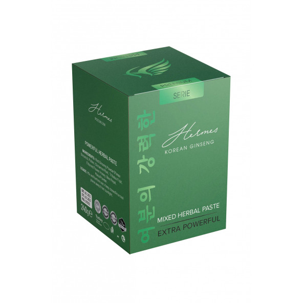 Hermes Shadow Yeşil Kutu 240 Gr. Korean Ginseng Macun Mixed Herbal Paste For Men Extra Powerful