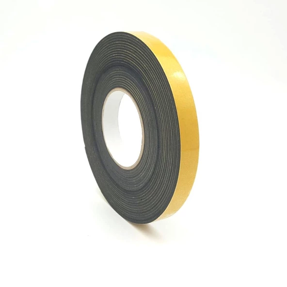 Contacall Eva Kapı Pencere Bandı Yapışkan Sünger 2 mm Kalınlık 15 mm Genişlik 10 Metre Uzunluk / Eva-2*15 - 3