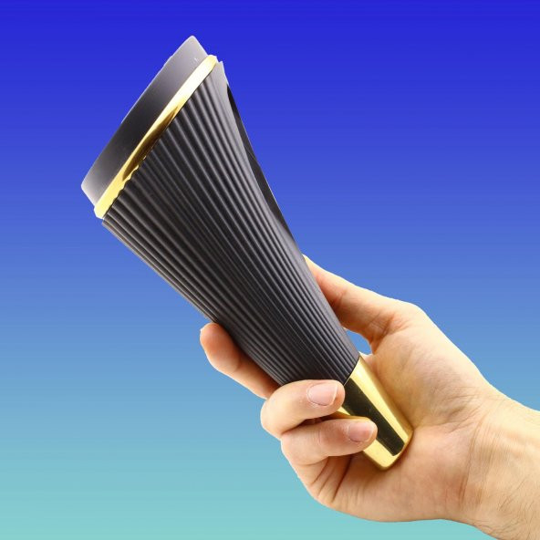 Lüks Mobilya Kanepe Sehpa TV Ünitesi Koltuk Ayağı 19 cm Siyah Gold Baza Ayak - 5