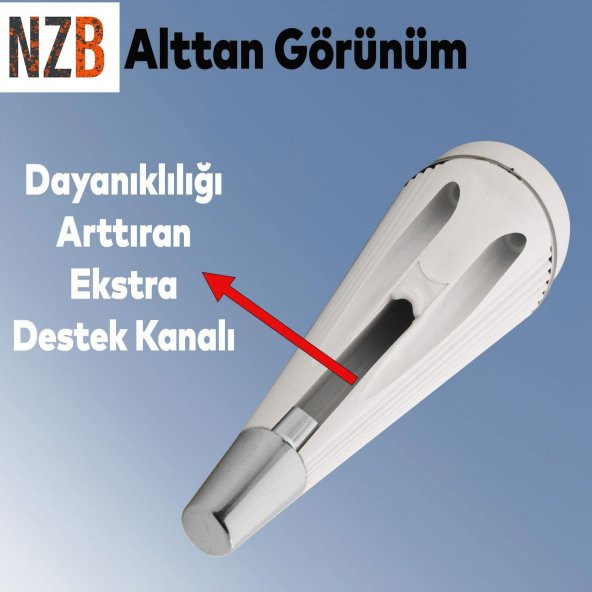 Lüks Mobilya Kanepe Sehpa TV Ünitesi Koltuk Ayağı 19 cm Beyaz Krom Baza Ayak - Resim 3