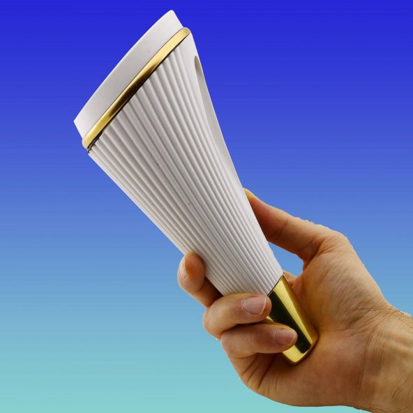 Lüks Mobilya Kanepe Sehpa TV Ünitesi Koltuk Ayağı 19 cm Beyaz Gold Baza Ayak - 2
