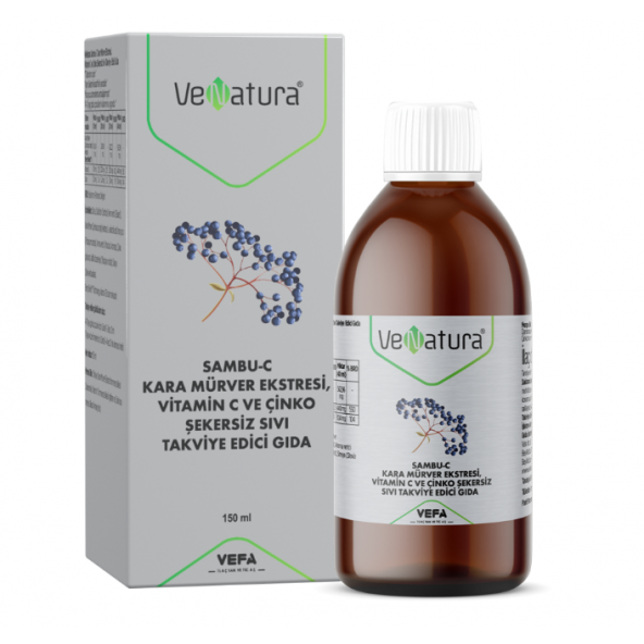 Venatura Sambu-C Karamürver Vitamin C ve Çinko İçerikli Solüsyon 150 ml