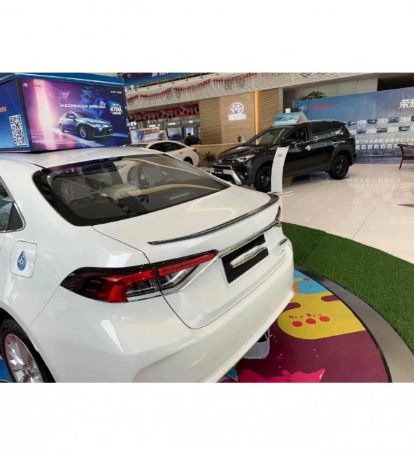 Toyota Corolla E210 (2018 Sonrası) Bagaj Üstü Spoiler (Plastik)