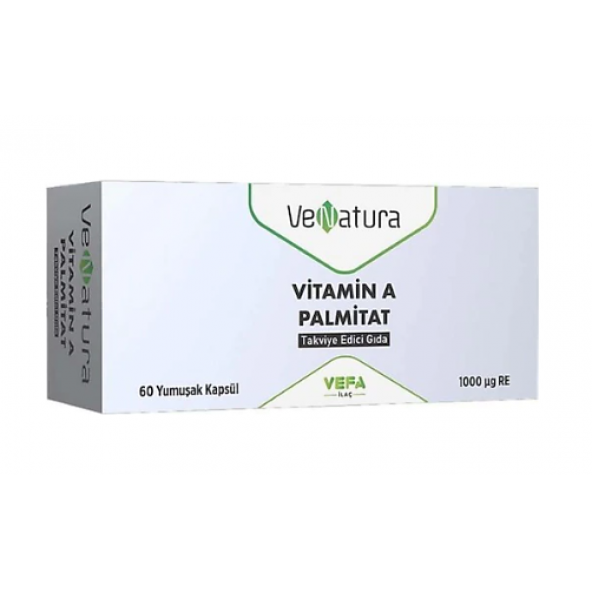 Venatura Vitamin A Palmitat 60 Yumuşak Kapsül