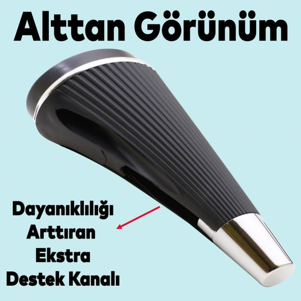 Lüks Mobilya Kanepe Sehpa TV Ünitesi Koltuk Ayağı 15 cm Siyah Krom Baza Ayak - 3