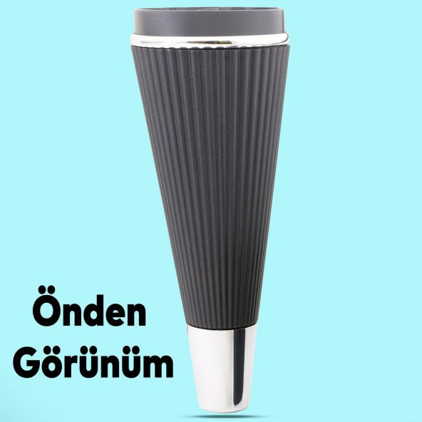 Lüks Mobilya Kanepe Sehpa TV Ünitesi Koltuk Ayağı 15 cm Siyah Krom Baza Ayak - 5