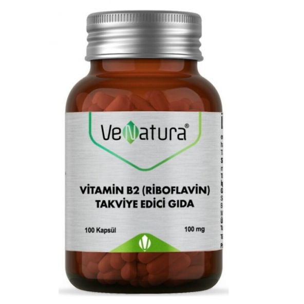 Venatura Vitamin B2 Riboflavin 100 mg 100 Kapsül