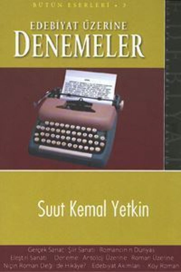 EDEBİYAT ÜZERİNE DENEMELER - PALME
