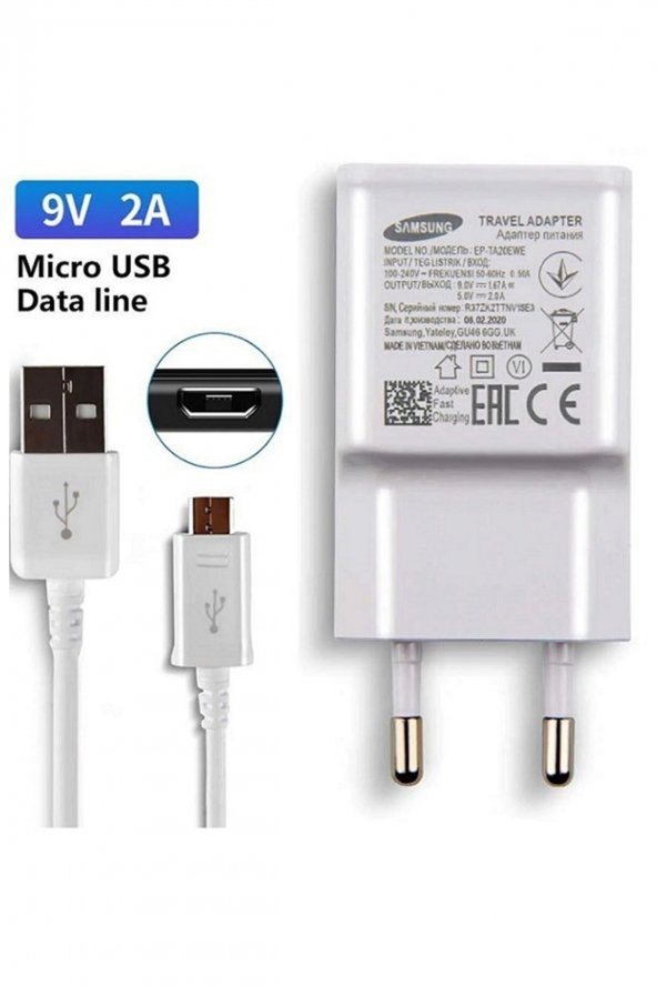 Samsung Galaxy J6 Plus 2018 Şarj Aleti Micro Usb Hızlı Şarj - 1
