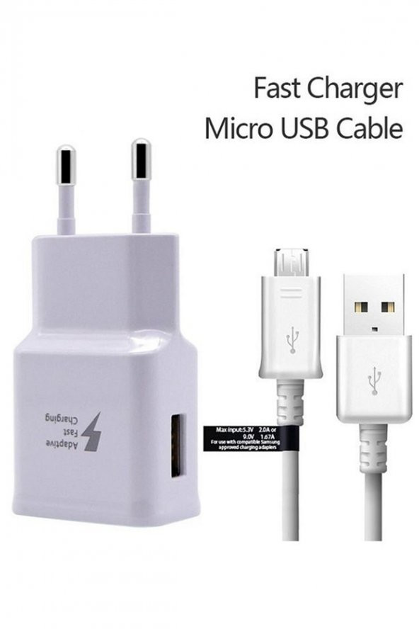 Samsung Galaxy J6 Plus 2018 Şarj Aleti Micro Usb Hızlı Şarj - 5
