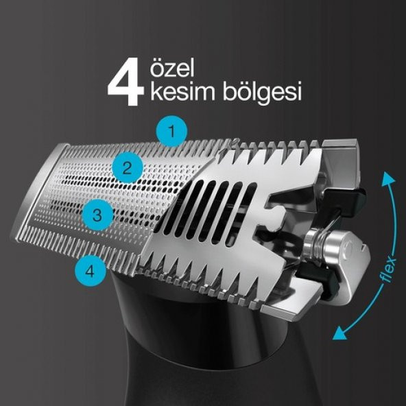Braun Series X XT 5100 Sakal Şekillendirme ve Tıraş Makinesi - Resim 3