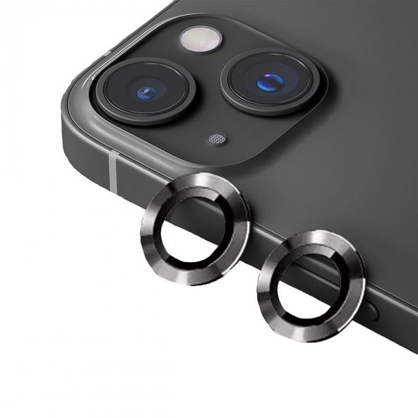 BİNANO METAL RİNG IPHONE 14/14 PLUS GRİ KAMERA KOR ürün görseli