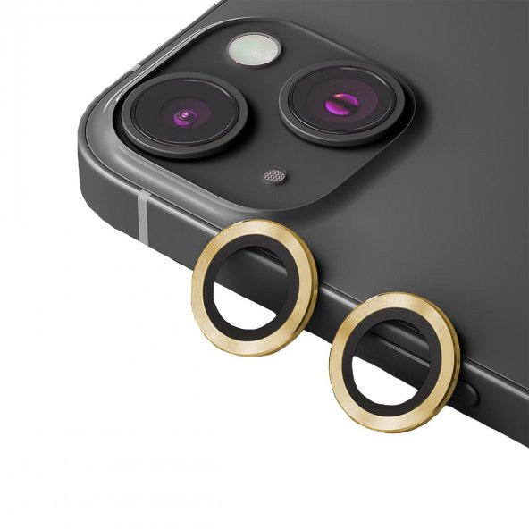 BİNANO METAL RİNG IPHONE 14/14 PLUS GOLD KAMERA KO ürün görseli