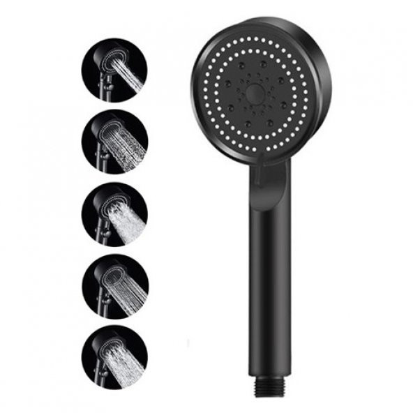 Buş Başlığı / El Duşu / Siyah - 2