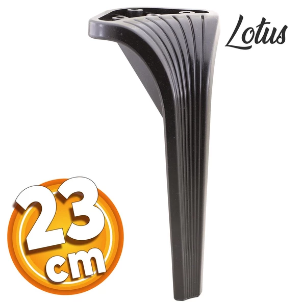 Lotus Lüks Mobilya Kanepe Tv Ünitesi Koltuk Ayağı 23 Cm Siyah Konsol Ayakları