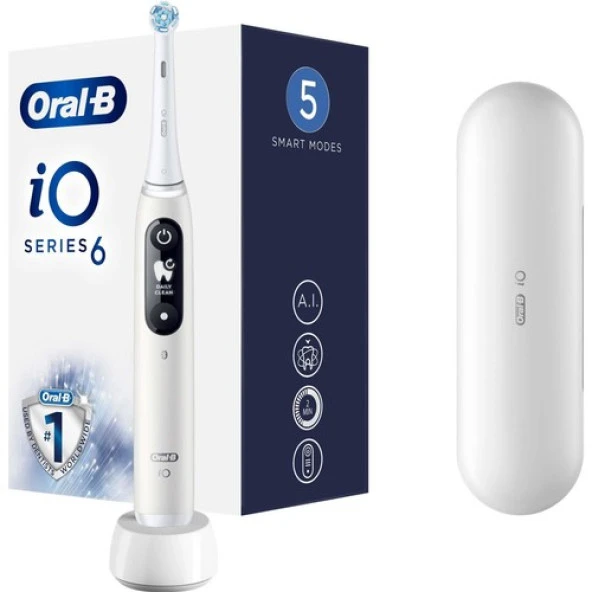 Oral-B İo 6 Şarjlı Diş Fırçası Beyaz