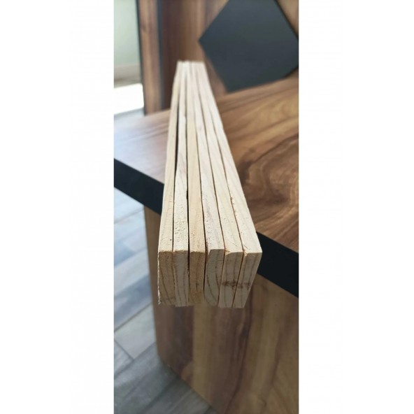 Ahşap Silinmiş Çam Çıta 10 Adet ( 1 Cm X 4 Cm X 150 Cm ) TYC00488234112 - 8