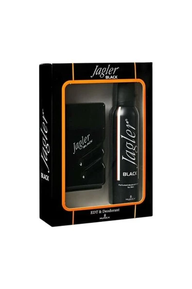 Jagler Black Edt 90 ml + 150 ml Deodorant Erkek Parfüm Seti