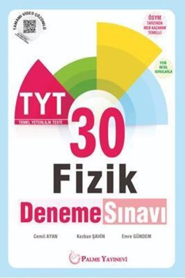 PALME YKS TYT FİZİK 30 DENEME SINAVI *YENİ*