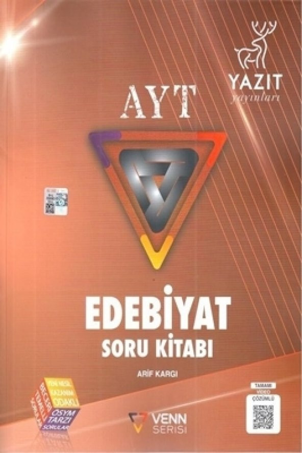 YAZIT VENN SERİSİ YKS AYT EDEBİYAT SORU KİTABI *YENİ*