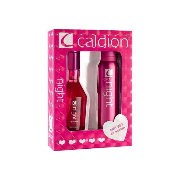 Caldion Night Kadın Parfüm Edt 100ml + Deodorant Sprey 150 Ml Set