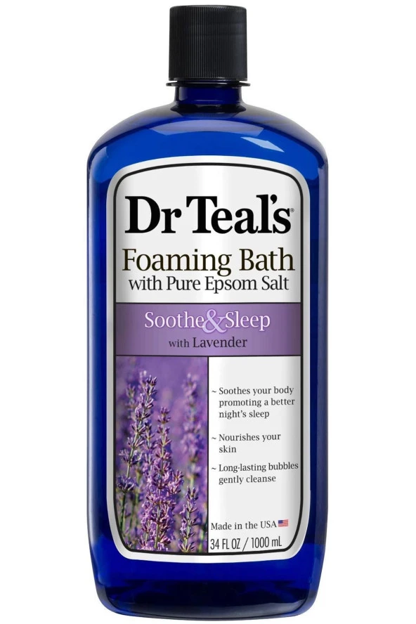 Dr.Teals Soothe & Sleep With Lavender Banyo Köpüğü 1000ML