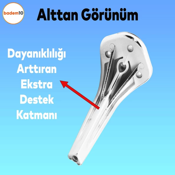 Lotus Lüks Mobilya Kanepe Tv Ünitesi Koltuk Ayağı 23 Cm Parlak Krom Konsol Ayakları - 3