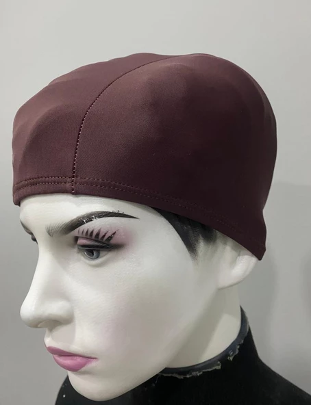 Likra Kumaş Bone Yüzücü Havuz ve Deniz Bonesi Kadın erkek için uygundur - 6