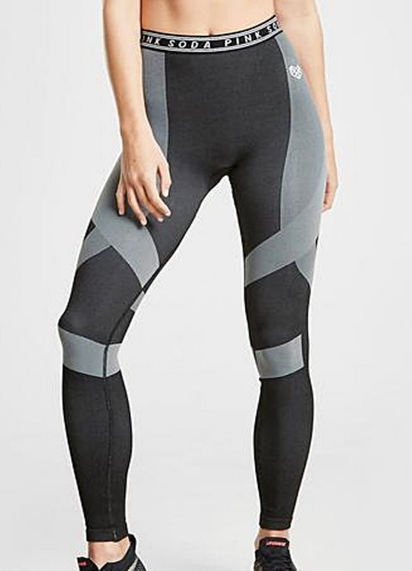 Relaxfit SeamlessS YÜKSEK BEL İÇ GÖSTERMEYEN SİYAH KADIN SPOR TAYT