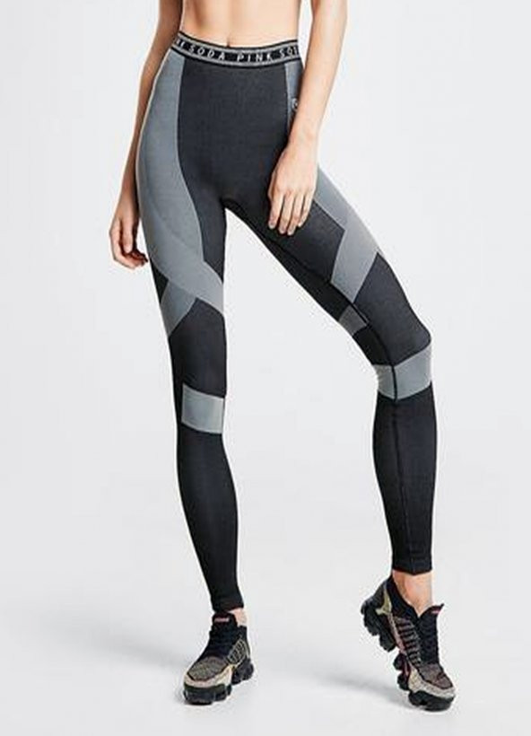 Relaxfit SeamlessS YÜKSEK BEL İÇ GÖSTERMEYEN SİYAH KADIN SPOR TAYT - 3