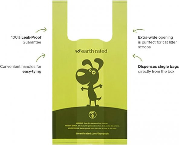 Earth Rated Köpekler İçin Lavantalı Kulplu Dışkı Torbası 120li - 4