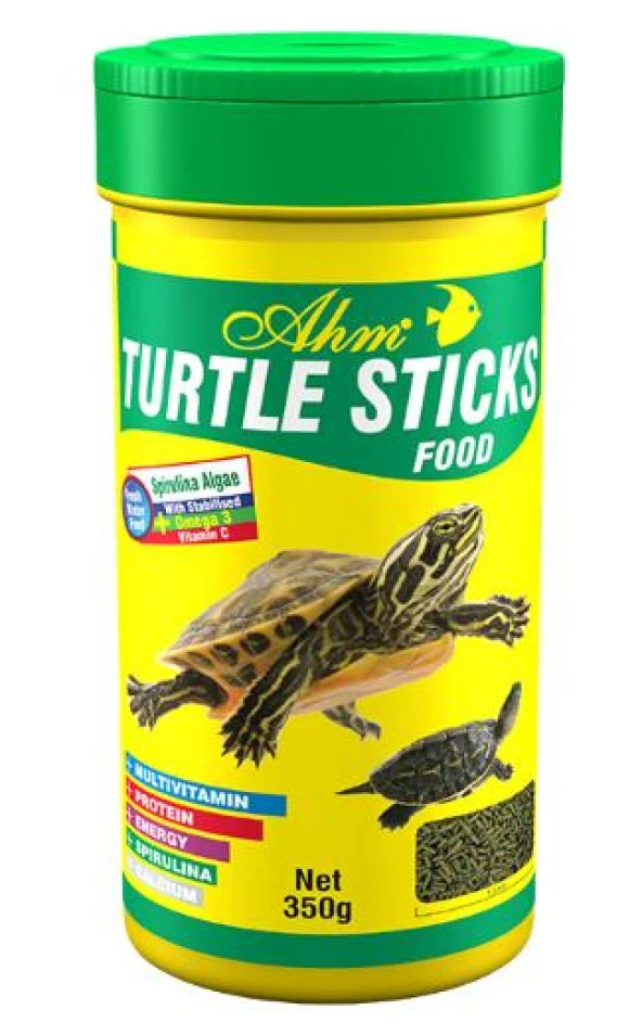 Ahm Turtle Sticks Green Food Kaplumbağa Yemi 1000 Ml