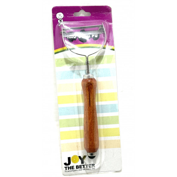 Soyacak Meyve Sebze Soyacağı Soyucu Ahşap Saplı - 4