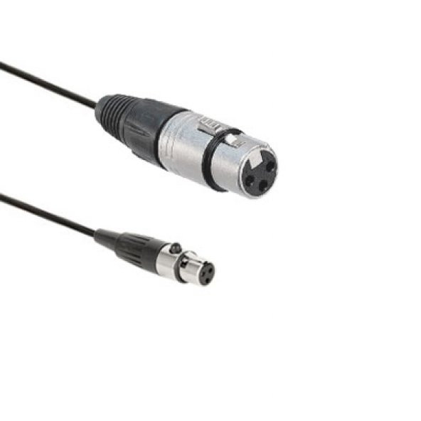 3 Pin XLR Dişi to 3 Pin Mini XLR Dişi Kablo 2 Metre ürün görseli 1