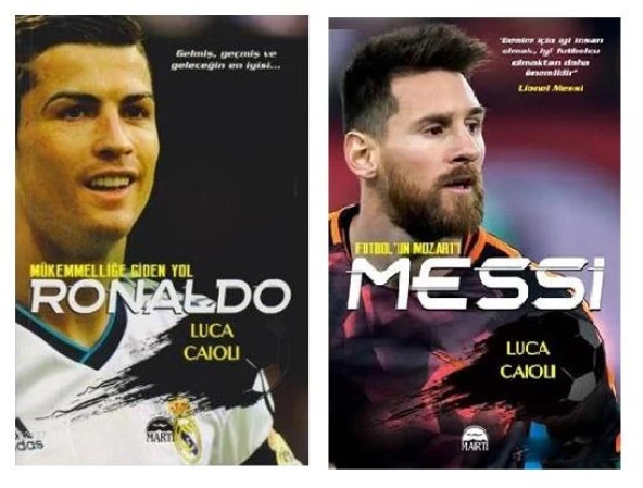 Martı Messi + Ronaldo 2 Kitap Set